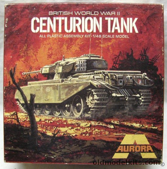 Aurora 1/48 British Korean War Centurion Tank British or Israeli
